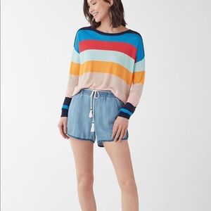 Splendid x Gary Malin chambray shorts